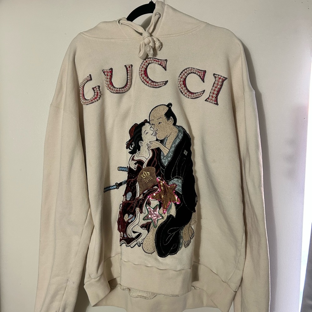 Gucci Shunga Pearl Geisha Hoodie